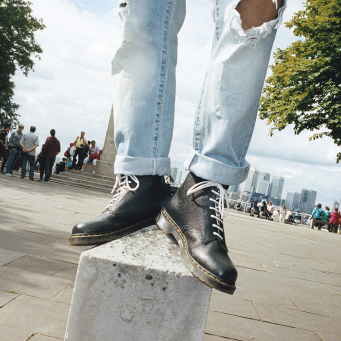 Stussy x Dr. Martens collaboration. 8 eye boot AW'16.